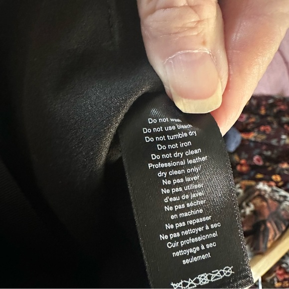 SALE!  Rag & Bone Leather Skinny Pants - Picture 5 of 5